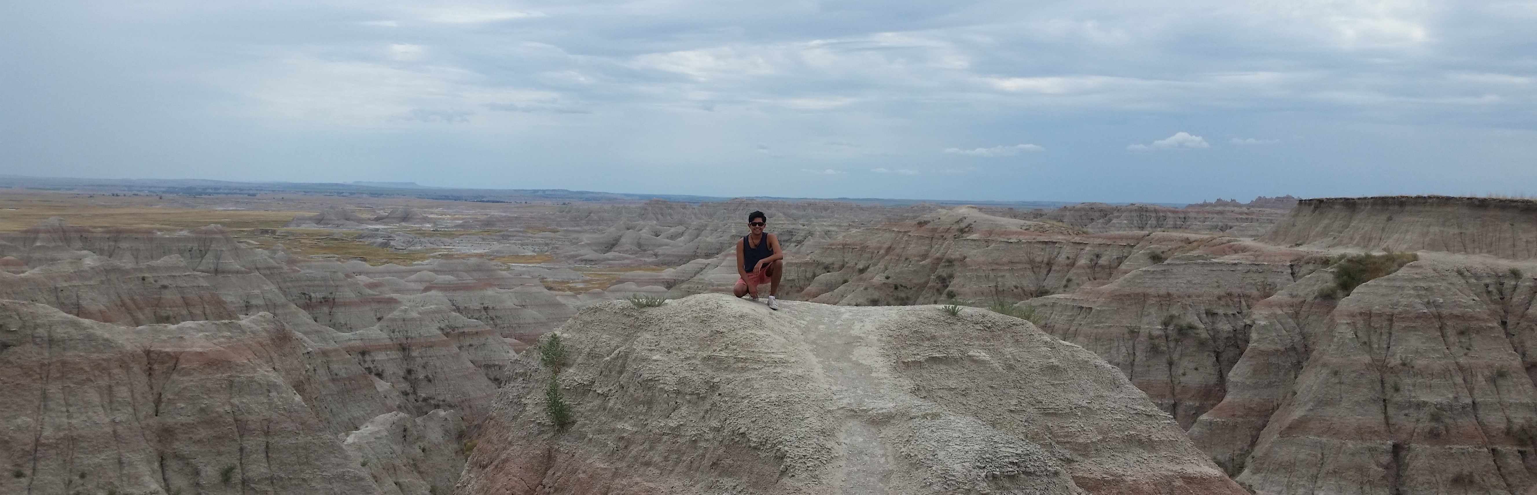 A nice picture of me in the badlands :)